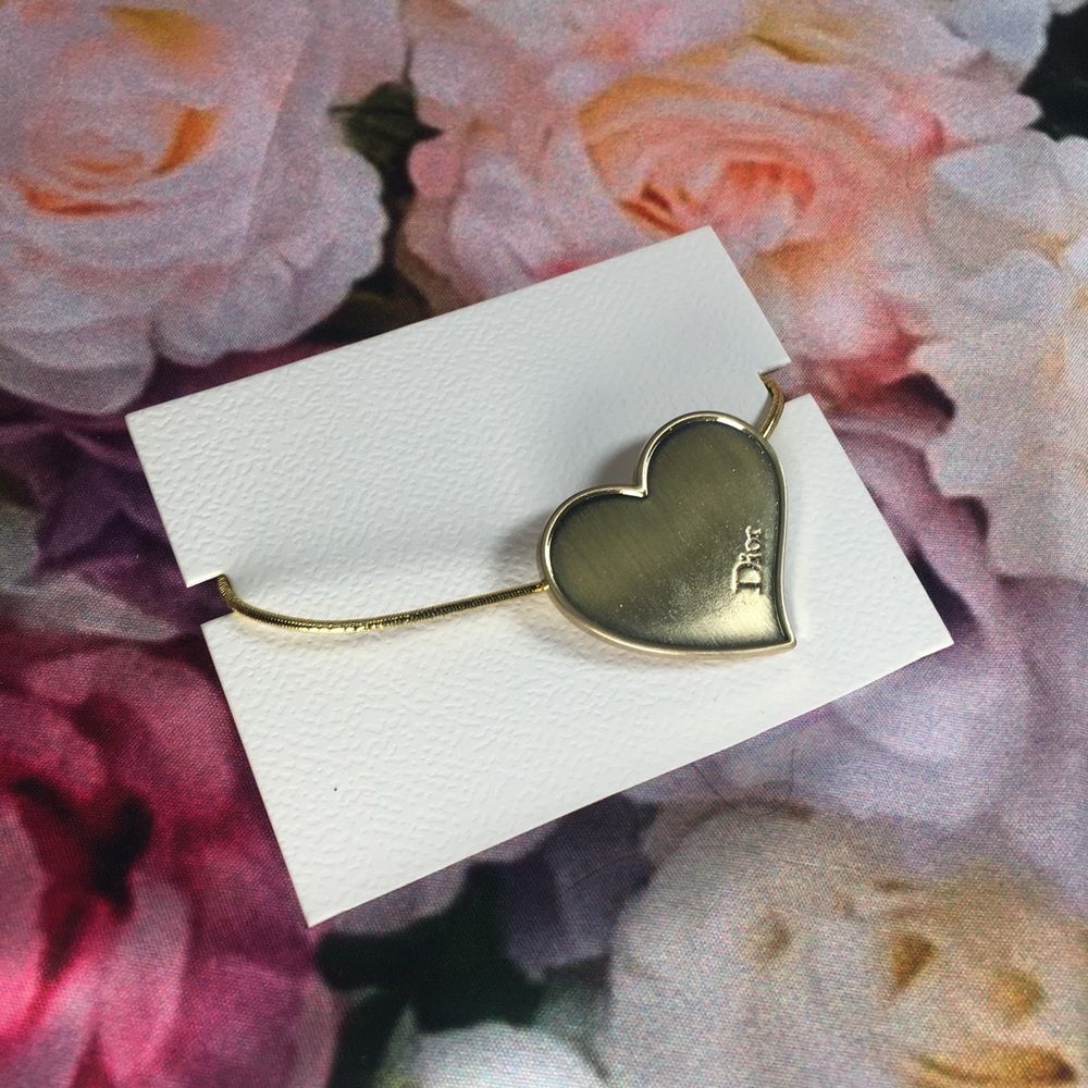 Dior Antique gold Bee Elastic hair tie - never used - GWP